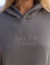 God's Still Working Unisex Hoodie: S