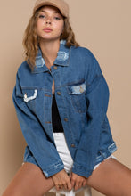 Denim Distressed POL Jacket 6/19/23 6462