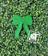 Blue Bow Glitter Bows(Set of 2) ....Patches