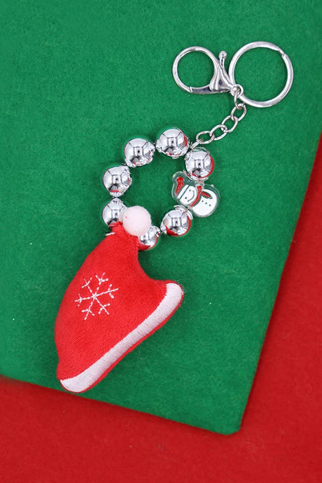 Christmas Hat Holiday Theme Key Chain