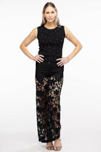 Black Thalia Lace Mix Sold Party Pants