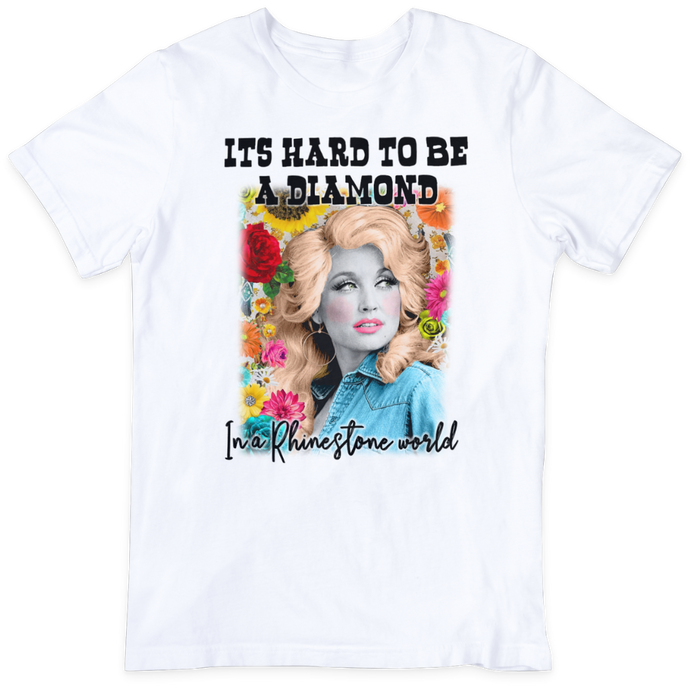 Natural It's Hard to be a Diamond Tee