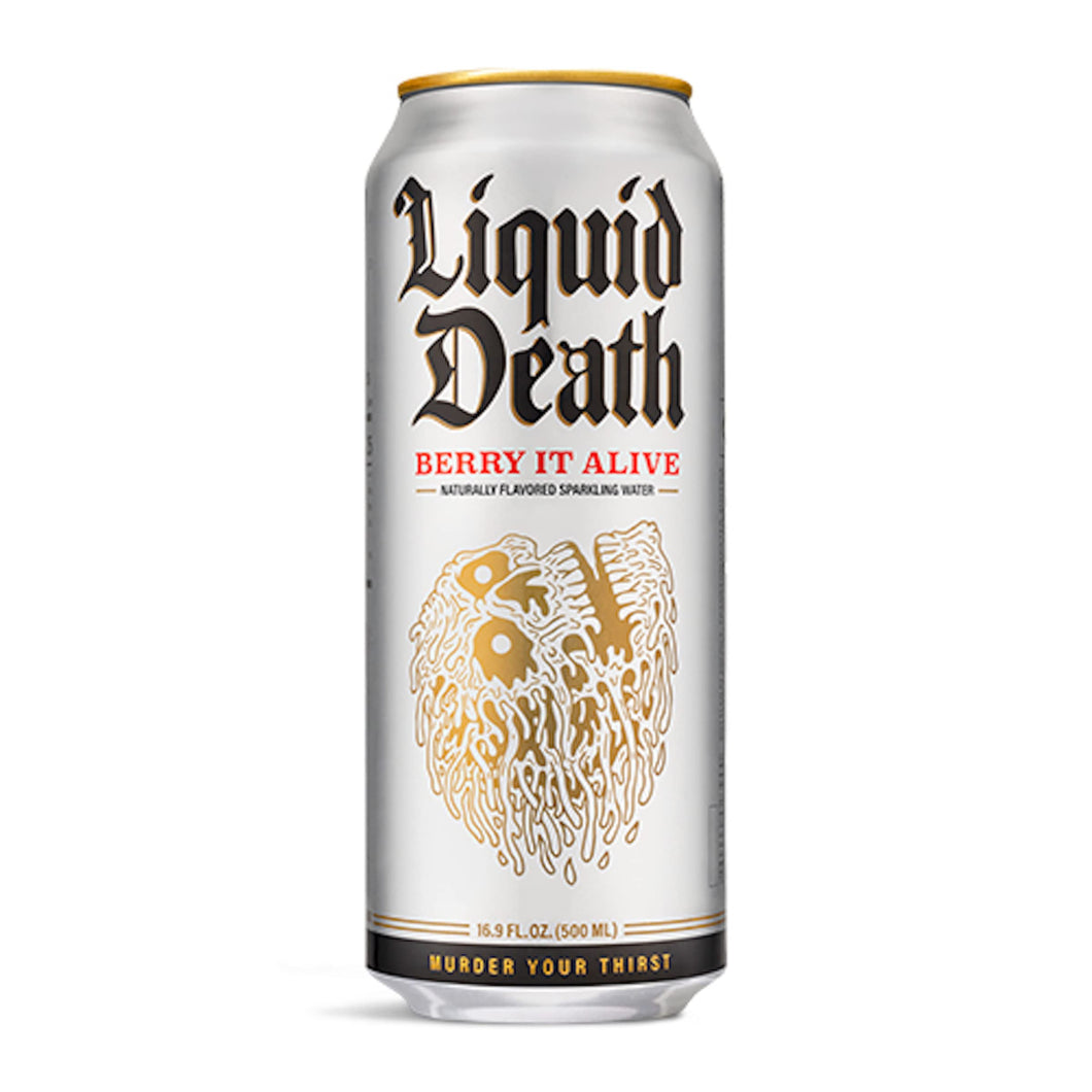 Liquid Death Berry It Alive Flavored Sparkling Water 16.9oz