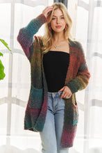 Rust Olive Multi Ombre Cardigan