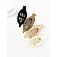 Neutral Flat Oval Flat Hair Claw: MIX COLOR / ONE(12)