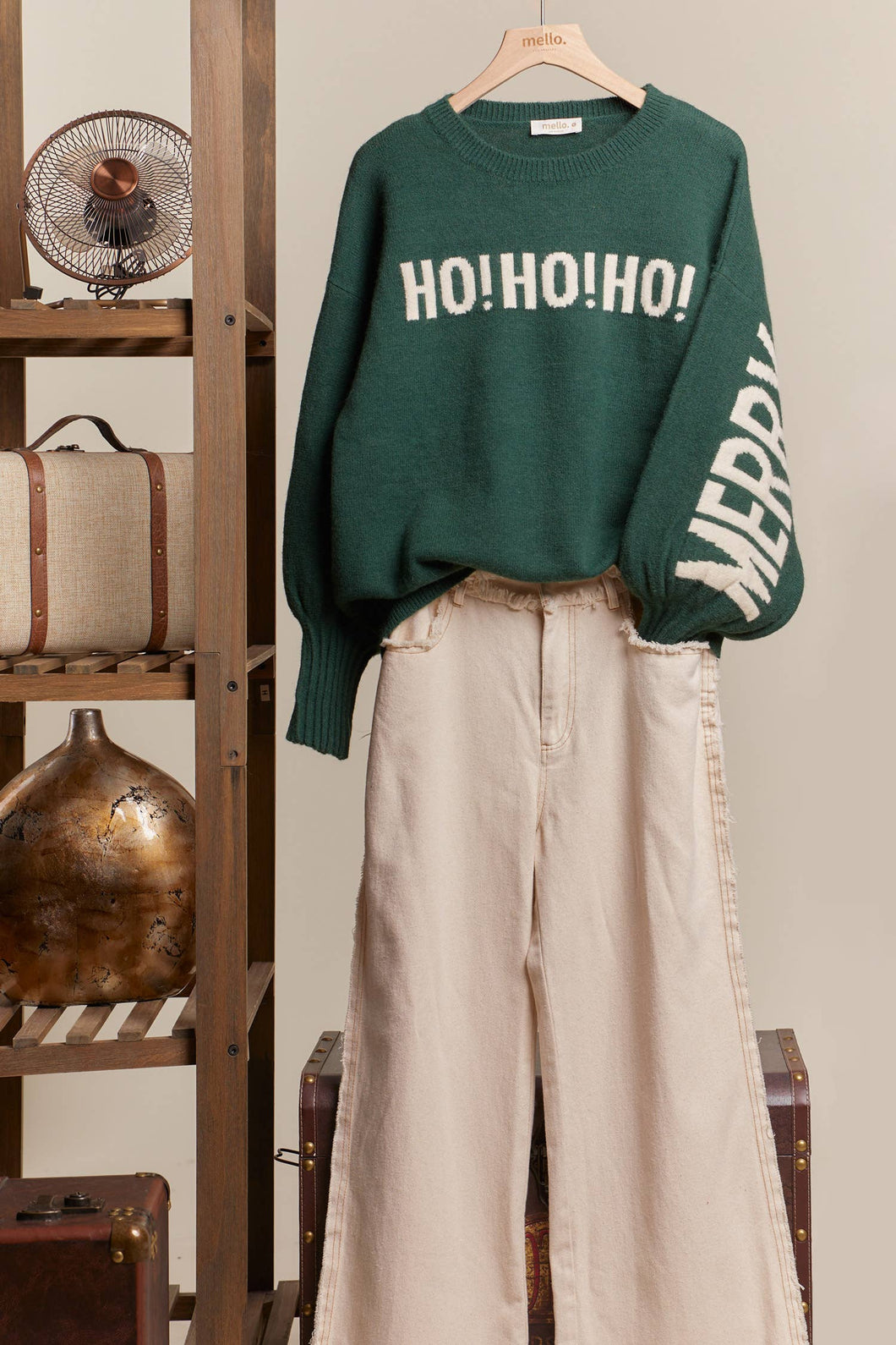 Green Plus Christmas Sweater
