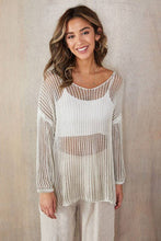 Beige Crochet Venti Cover Up