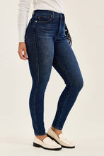 Dark High Waist TC Sienna Skinny Bandana Loop Rustic Indigo Judy Blue Jeans