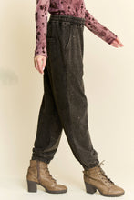 Black Rhinestone Elastic Waistband Davi & Dani Joggers