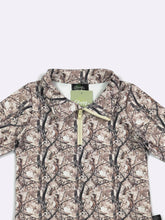 Kids Khaki Tree Camo Quarter Zip Shirt