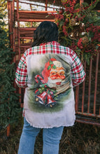 Santa Silk Back Flannel Shirt