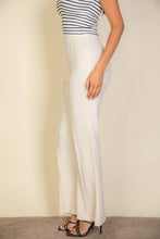 High Waist Stretch Crepe Flare Pants: Black / M