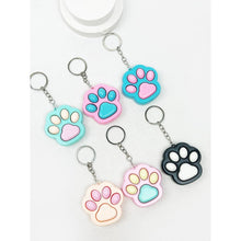 Cat Paw Clicker Fidget Keychain: MIX COLOR / ONE(12)