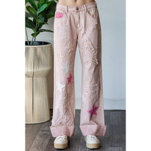 Pink Washed Star Patchwork Oli+Hali Denim Jeans