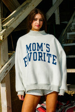 Heather Grey Reversible Mock-Neck Sweatshirt