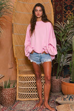 Cream Oversized Solid Super Soft Scuba Sweatshirt