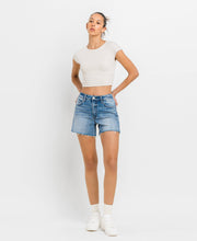 Inner Circle High Rise Waist Clean Cut A Line Vervet Shorts