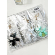 Colorful Puppy Theme Keychain with Heart Charm: MIX COLOR / ONE(12)