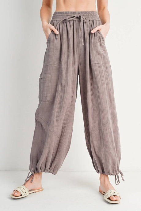 Mushroom Harem Drawstring Joggers