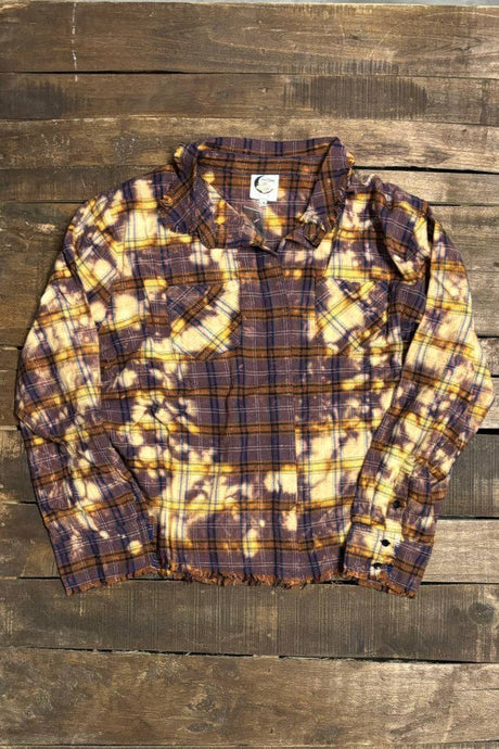 Violet Afternoon Breeze Jaded Gypsy Flannel