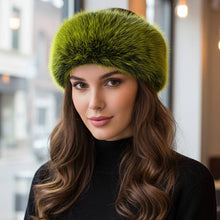 White Elegant Faux Fur Winter Headband Earmuff