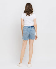 Done Deal High Rise Midi Vervet Shorts