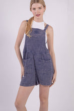 Burnt Orange Mineral Washed Double Gauze Overall Romper