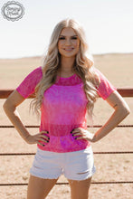 Pink Lets Go Girls Mesh Top