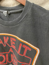 Faded Black Make it a Double Boxy midriff pinned sleeve muscle top