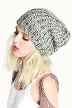 Burgundy Slouchy Knit Beanie