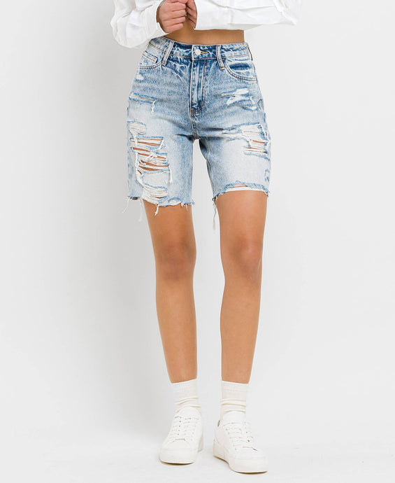 Amici Super High Rise Bermuda Vervet Shorts