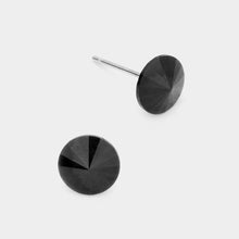 Crystal 8mm Round Crystal Stud Earrings
