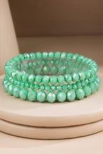 Sunrise 3 Strand Glass Bead Bracelet Set