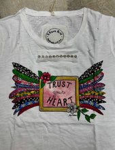 Trust Your Heart Tattered Rare Bird Shirt