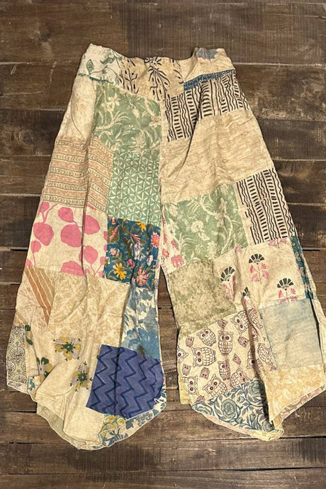 Multi Patchwork Sunrise Jaded Gypsy Pants