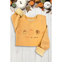 Mineral Black Fall In Love Sweatshirt