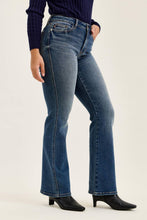 Dark Mid Rise DAISY Bootcut DK Dusk Rider Indigo Judy Blue Jeans