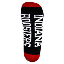 Indiana Hoosiers Black Quarter Socks