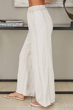 Beige Mineral Wash Wide Leg Venti Sweatpants