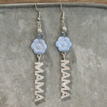 The Skies Are Blue Mama Sparkling Dangle Drop Earrings