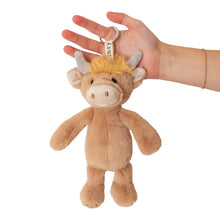 Highlander Cow Worlds Softest Plush Lushee Clip