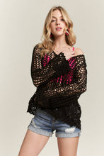 Black Everyday Crochet Top