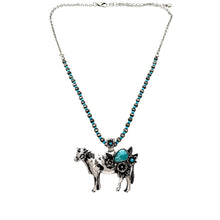 Sheep Farm Animal Western Navajo Turquoise Beads Necklace: