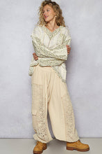 Violet Multi Vintage v-neck long sleeve floral print woven POL top