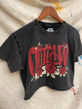 Outlaw Relaxed Cropped Acid wash T-shirt