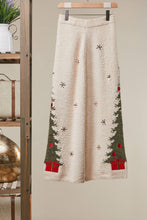 Ivory Christmas Tree Sweater Pants