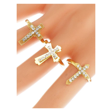 Stainless Steel Cross Ring