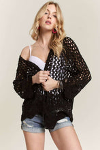 CROCHET CARDIGAN HEM - CET3546: Beige / S/M-M/L(3-3)