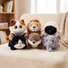 9.8" Premium minky Weighted Animal Plush Toy