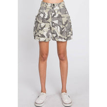 Olive Multi Mineral Washed Side Pocket Denim Oli+Hali Shorts